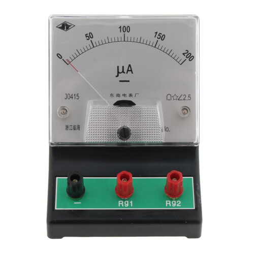 Lab Ammeter DC Current Meter, 0 - 200 microamp, 2.5 uA resolution 2