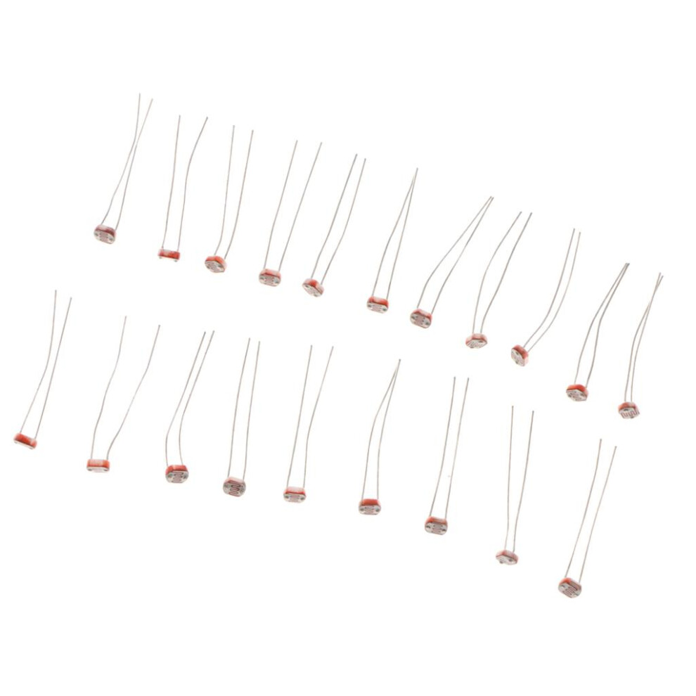 20 Pieces Photoresistor Ldr Cds 5Mm Light Dependent Resistor Sensor Gl 6901423067202