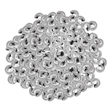 200x Knot Cover Crimps End Beads Spacer Loose Beads Craft DIY Jewelry
