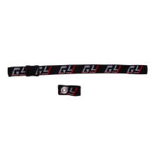Ice Hockey Helmet Replacement Chin Strap & Loop Combo with Single Snap