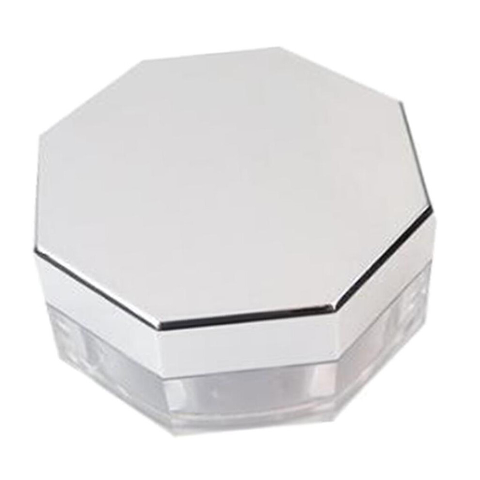 10g Empty Loose Powder Case Facial Blusher Container Jar with Sifter &