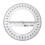 360 Degree Protractor Arm Ruler Math Rule Gauge Geometry Circle for St 2