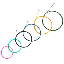Multi Colored Nylon Folk Guitar Strings Set for 6 String Guitar