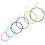 Multi Colored Nylon Folk Guitar Strings Set for 6 String Guitar 1