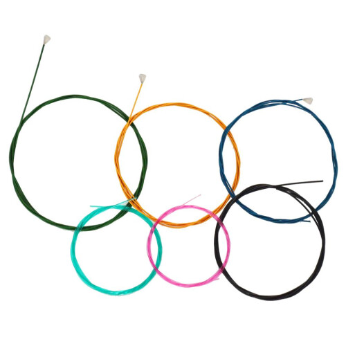 Multi Colored Nylon Folk Guitar Strings Set for 6 String Guitar 2