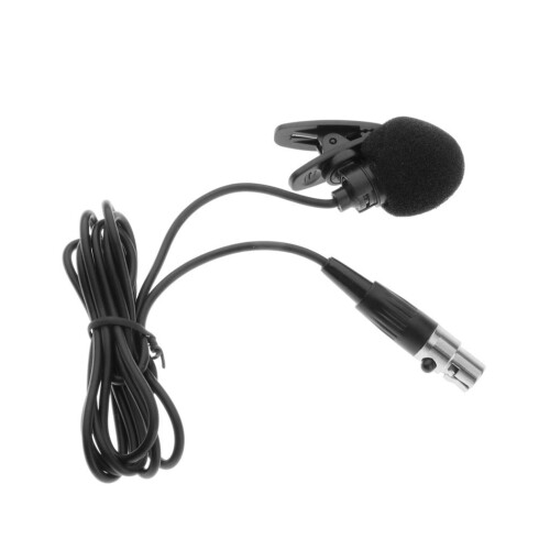 3 Pin Lavalier Microphone Condenser Lapel Tie Clip for Wireless Transm