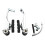 Bikes V Brake Front and Rear Linear Pull Level Caliper Parts Aluminum 1