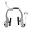 Bikes V Brake Front and Rear Linear Pull Level Caliper Parts Aluminum 3