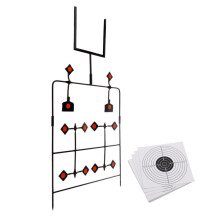 Shooting Target Auto Reset Target Stand with 20 Paper Targets