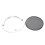 Speaker Grills Net Cover Case Decorative Circle 4" inch 1