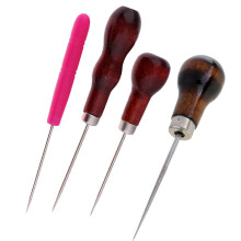 4Pcs/lot Leather Craft Awl Sewing Punching Hole Pin Stitching Tool