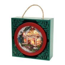 DIY Mini House Model Kit with Light for Kids Adults Gifts