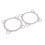 2x Charger Exhaust Pipe Interface Flange Gasket Universal 1