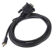 1.8M Mini DisplayPort DP to VGA Male Adapter TV AV Cable For Macbook A