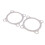 2x Charger Exhaust Pipe Interface Flange Gasket Universal 3