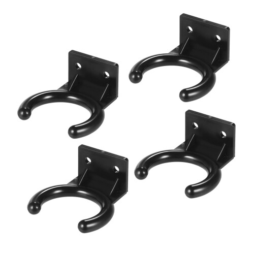 4 Pieces Mic Hook Wall Hanger Stands for Office 2