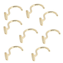 8 Pieces Snooker Billiard Table Cue Brass Hook to Hold Bridge Stick Po