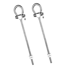 2x Stainless Steel Swing Hangers Antirust for Hammock Chair Playground