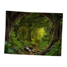 Forest Tapestry Photography Background Wall Tapestry for Bedroom Livin
