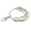 Large Round Alloy Key Chain Keyring Holder Silver 3