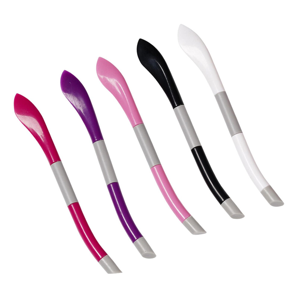 5Pcs Professional Cuticle Pusher Manicure Pedicure Non Slip for Salon