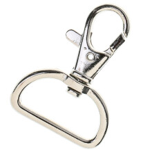 5pcs Strap Swivel Trigger Lobster Clasps Snap Hook Keychain Ring Buckl
