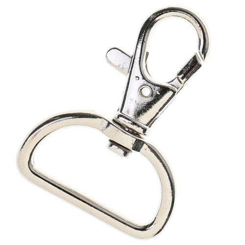 5pcs Strap Swivel Trigger Lobster Clasps Snap Hook Keychain Ring Buckl