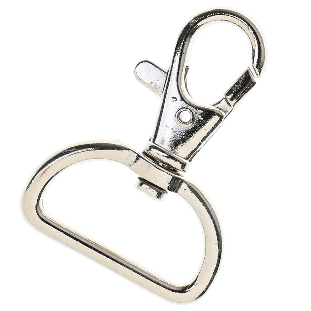 5Pcs Strap Swivel Trigger Lobster Clasps Snap Hook Keychain Ring Buckl 6901423077959