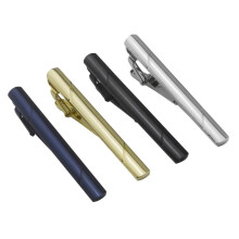 4 Pieces Formal Men's Metal Fashion Simple Necktie Tie Pin Bar Clasp C