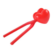 Outdoor Love Heart Snowbal Maker Clamps Kids Child Sand Clay Mold Game