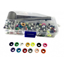 400pcs 3mm Metal Eyelet Rivets Eyelets for Leather Craft Clothing Canv