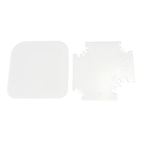 Zipper Corner Fitting Auxiliary Tool Clear Leather Tool for Househld S 1