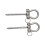 2Pcs Swing Hangers Rustproof Hardware Swing Sets for Playground Porch 1