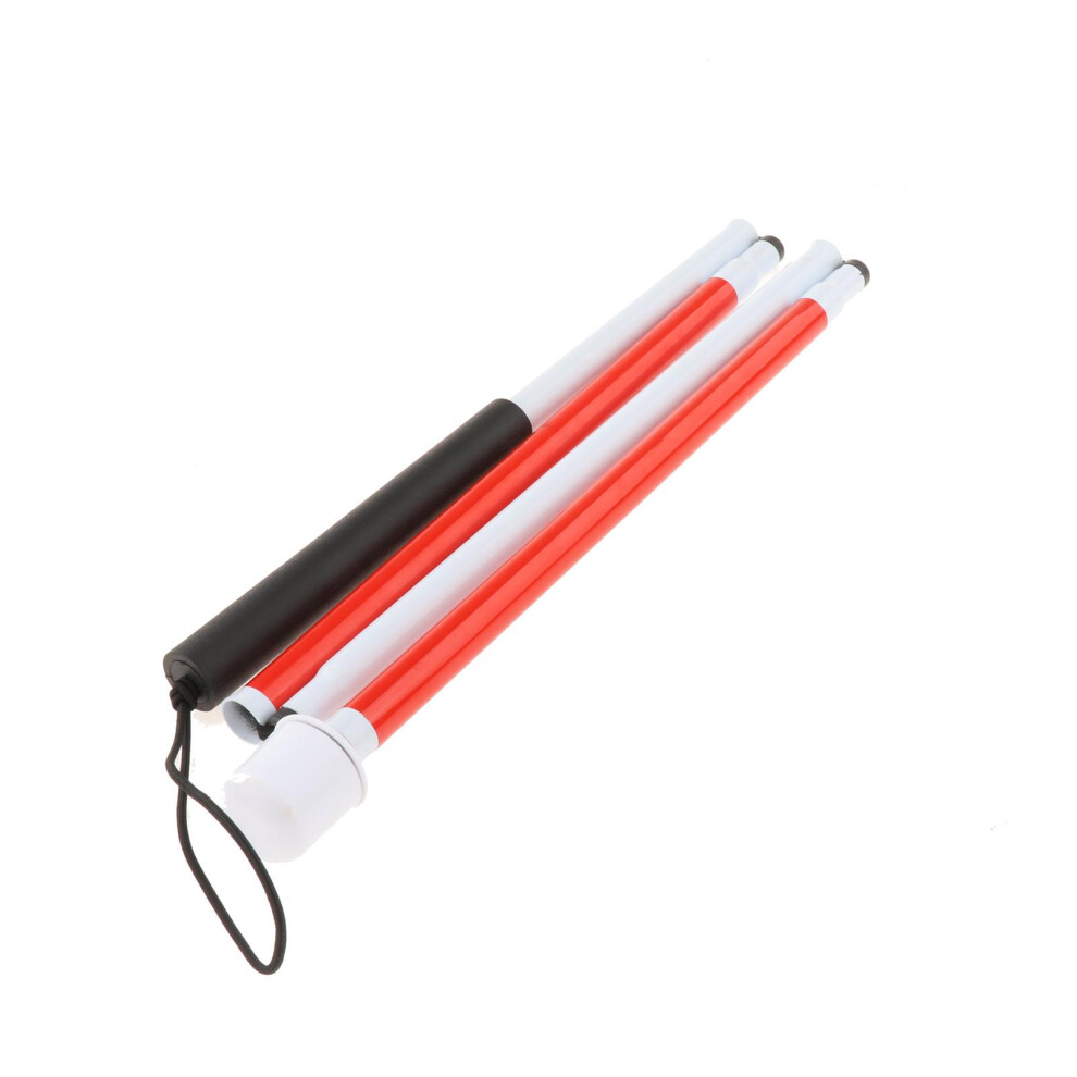 Blind Cane Adjustable Blind Stick Walking Cane for Elderly Visually Im