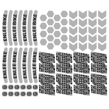 Reflective Helmet Bicycle Stickers Night Safety Stickers for Motorbike
