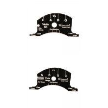 2x Violin Bridge Mold Template Repair Tool 3-4 Violin & Viola