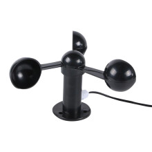 Wind Speed Sensor 3 Cups Wind Tester for Power Plants Weather Stations