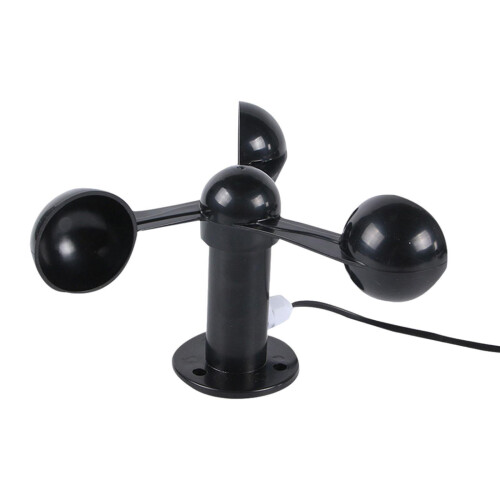 Wind Speed Sensor 3 Cups Wind Tester for Power Plants Weather Stations
