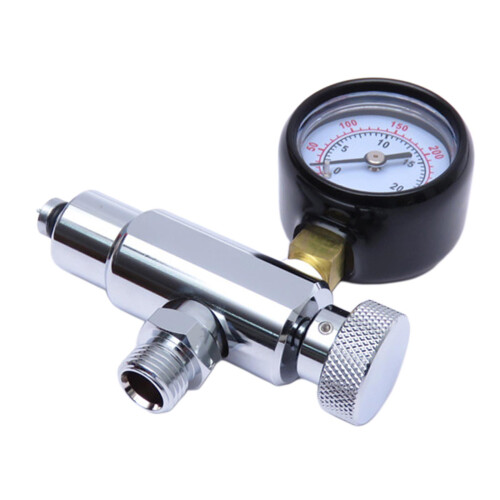 Regulator Adjustment Tool with Gauge Second Stage Scuba Dive Equipment