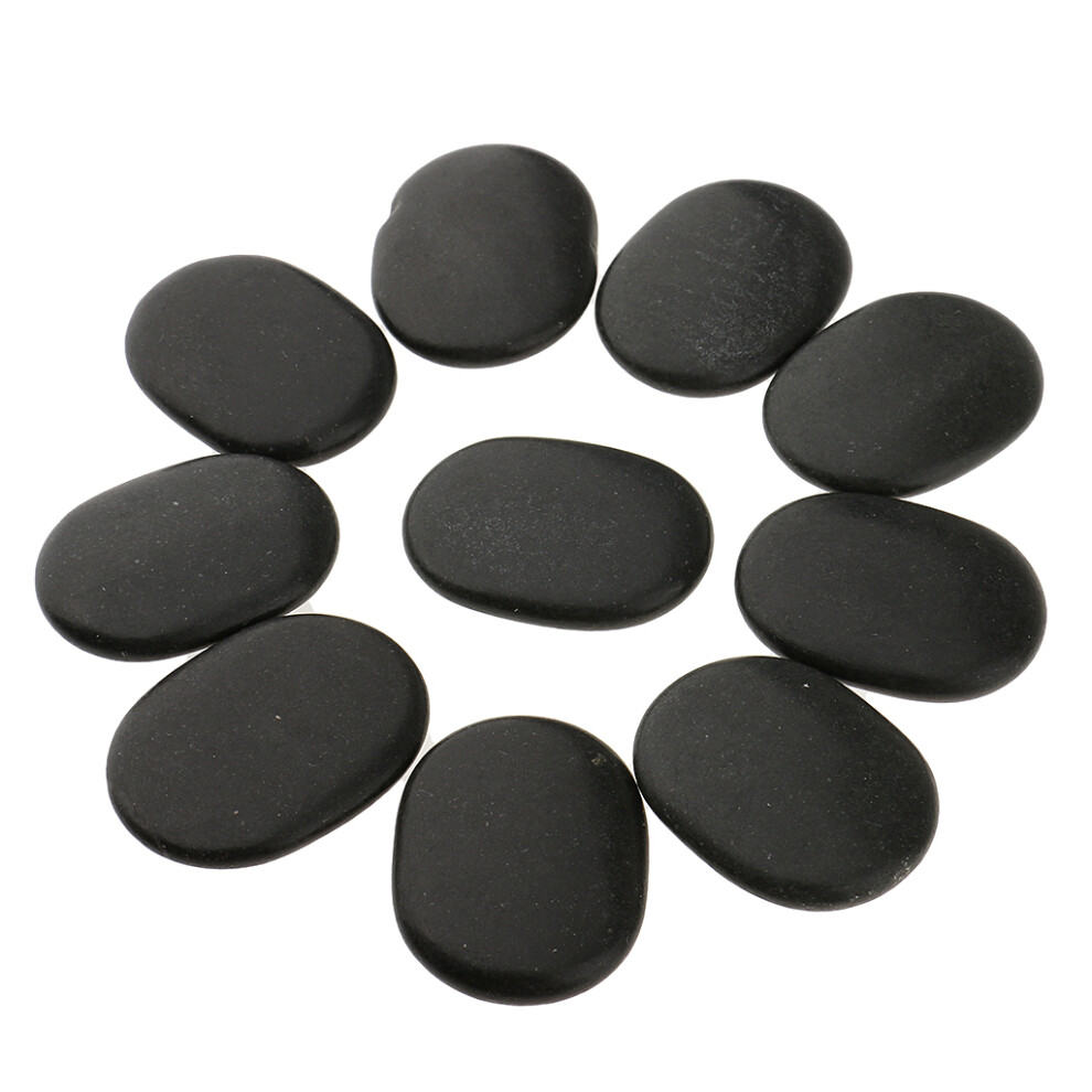 10pcs/ lot Hot Spa Rock Basalt Therapy Massage   Natural Stones 4*3cm