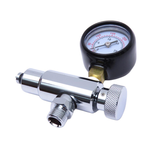 Regulator Adjustment Tool with Gauge Second Stage Scuba Dive Equipment 2