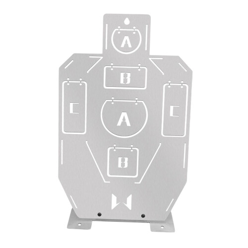 Stainless Steel Shooting Silhouette Target Tactical Target Shoot Pract 1