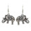 Vintage Tibetan Silver Tribe Earring Elephant Dangle Drop Hook Earring 1
