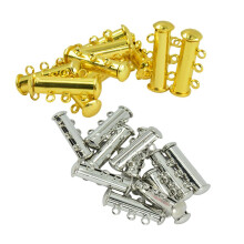 20 Pieces Multi Strand Slide Magnetic Tube Lock Clasp for Necklace Bra