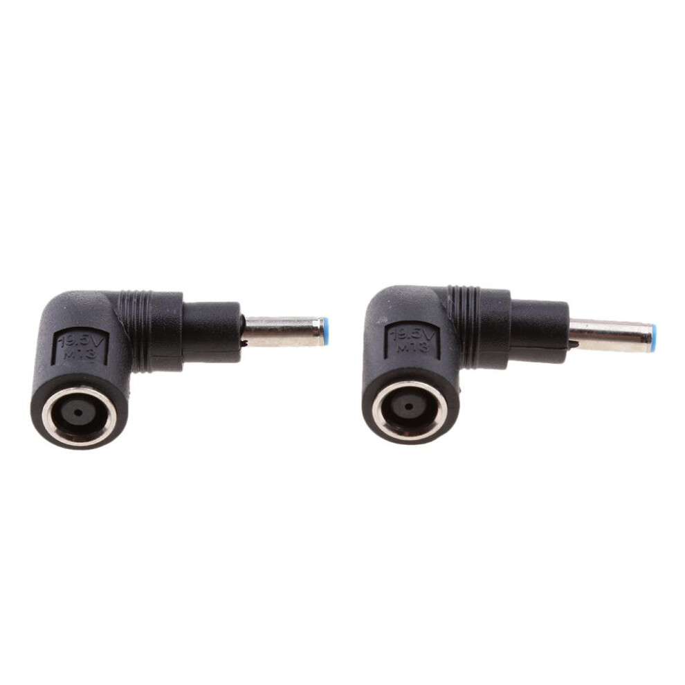 2 Pieces Dc 7.4 *5.0Mm To 4.5*3.0Mm 90 Right Angled Adapter 6901423073951