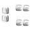 6 Pieces 1 inch G Hook Webbing Buckle for Backpack Strap Webbing 25mm 1