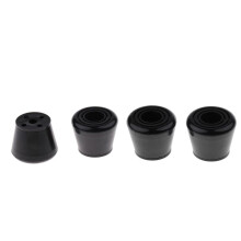 4pcs Black Roller Skates Toe Stops Outdoor Inline Skating Accessories