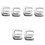 6 Pieces 1 inch G Hook Webbing Buckle for Backpack Strap Webbing 25mm 3