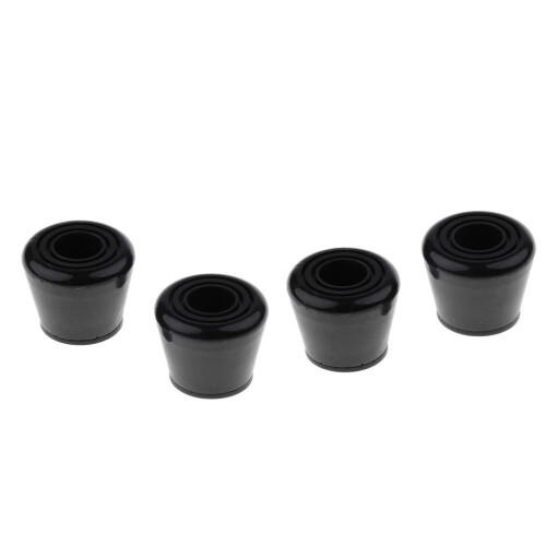 4pcs Black Roller Skates Toe Stops Outdoor Inline Skating Accessories 1