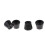 4pcs Black Roller Skates Toe Stops Outdoor Inline Skating Accessories 3